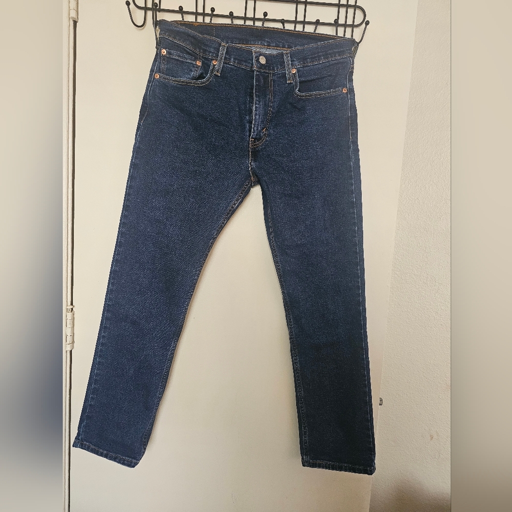 Levi's Dark Blue Straight Jeans